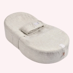 Анатомично гнездо Cocoonababy® Linen natural - основен изглед