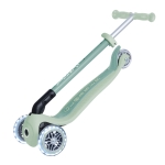 GLOBBER PRIMO FOLDABLE LIGHTS ECOLOGIC тротинетка пистачио