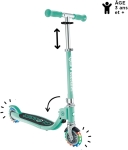 GLOBBER FLOW FOLDABLE JUNIOR LIGHTS мента - странична визия