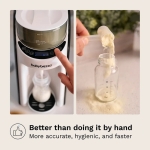 Baby Brezza Formula Pro Advanced white с бутилка