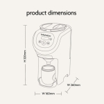 Baby Brezza Formula Pro Mini - лесна употреба