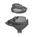 Baby Brezza фуния за Formula Pro Advanced сива