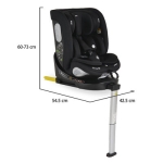 Стол за кола Strike Isofix 40-150см 