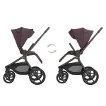 KIKKA BOO PLATINUM Комбинирана количка 2в1 GOYA MERLOT