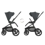 KIKKA BOO PLATINUM Комбинирана количка 2в1 GOYA GRAPHITE