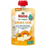 HOLLE БИО Пюре банан, ябълка, манго и кайсия 6м. 100г