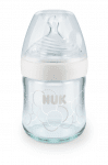 Nuk-шише стъкло Nature Sense 120ml силикон 0-6м