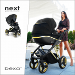 Bexa-Бебешка количка 2в1 Next Gold