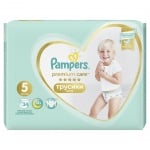 Pampers Premium care еднократни гащи Junior5 12-17кг 34бр