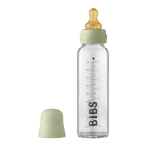  Стъклена Бутилка BIBS 225ml - каучук