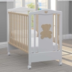 BAMBINO CASA Комплект 3ч. бебешко легло + скрин + гардероб с пуш механизми Teddy naturale