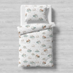 Galix-детски спален комплект сънчовци горски животни