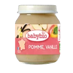Babybio БИО пюре Ябълка 4м. 130г