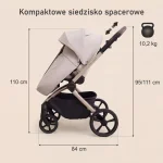  Комбинирана количка Como Natura Beige 2 в 1