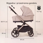  Комбинирана количка Como Natura Latte 5 в 1