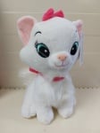 Chippo toys-Бяло коте с розова панделка 28см