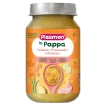 PLASMON Пюре Зеленчуци, бебешка паста и свинско месо 7м. 200г