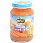 Ovko-Кайсии ябълки и моркови 4м+ 190гр