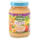 Ovko-Десерт с йогурт, банан и ябълка 5м+ 190гр