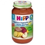 Hipp-Телешко с цвекло зеленчуци и ябълки 8м+ 220гр