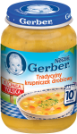 Gerber- супа пилешко пуешко и ечемик 10м 190гр