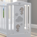 Бебешко легло  Bambino Casa Giochi divertenti cot bianco