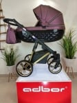 Adbor-бебешка количка 3в1 Avenue 3D: лилав/черен