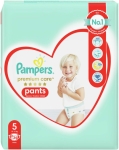Pampers Premium care еднократни гащи Junior5 12-17кг 34бр