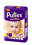 Pufies Baby Art+Dry Midi3 4-9кг 66бр