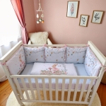 Луксозен спален комплект Bambino Casa Rose Rabbit 10ч
