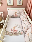 Луксозен спален комплект Bambino Casa Rose Rabbit 10ч