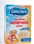 Ganchev-оризова млечна каша 4м+ 200гр