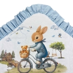 Пелена за изписване Bambino Casa Blu Rabbit on Bicycle