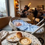 Пелена за изписване Bambino Casa Blu Rabbit on Bicycle
