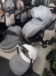 Gusio-Бебешка количка 3в1 Gusio S-line цвят:сив лен