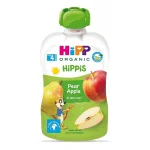 HiPP БИО Забавна плодова закуска Круша и ябълка 4м. 100г