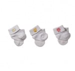 Бебешки чорапки 434 бели 0-6м