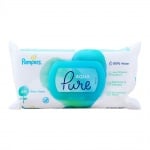 Pampers-мокри кърпи Pure aqua 99% вода 48бр с капак