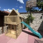  TP toys Skye детска дървена къща с  пързалка