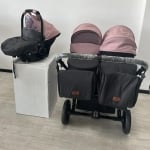 Adbor- количка за близнаци 3в1 Duo lux