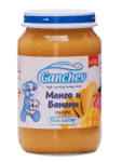 Ganchev-пюре манго и банан без захар 4м+ 190гр