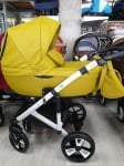 Gusio-Бебешка количка 3в1 Gusio S-line Eco цвят:горчица