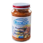 GANCHEV Пилешко с макарони и доматен сос 12м. 220г