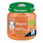Gerber- пюре морков и сладък картоф 4м+ 125гр