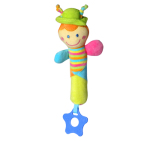 Бебешка играчка с пищялка и гризалка Калинка