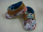 Бебешки обувки с връзки цвят:кафяв