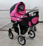 Бебешка количка 2в1 Zipp цвят:розово/черно