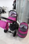 Gusio-Бебешка количка 3в1 Florencja цвят: циклама с графит