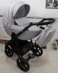 Adbor-Бебешка количка 3в1 Avenue цвят:сив лен
