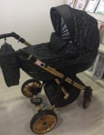 Adbor-Бебешка количка Zarra gold 3в1 цвят:03